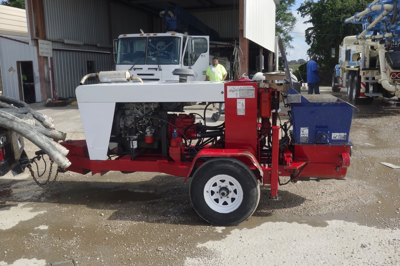 Pumpstar Small Trailer Pumps (2580 yph) XR536 Concrete Pump Depot