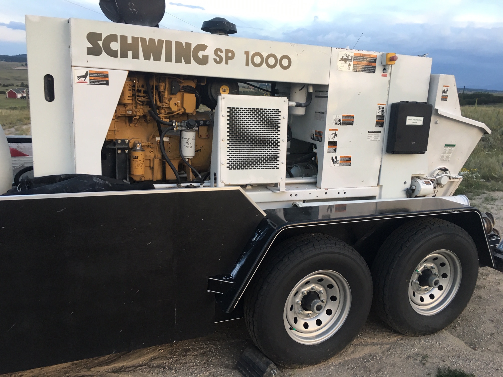 Schwing Small Trailer Pumps (2580 yph) SP1000 Concrete Pump Depot