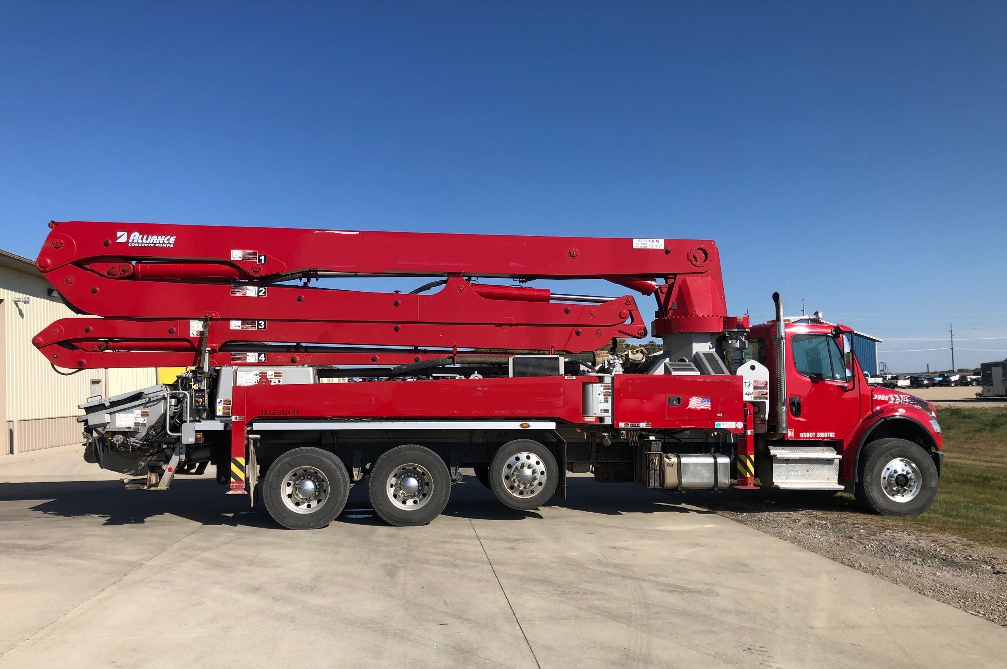 2019 Alliance 38Z Concrete Pump Depot
